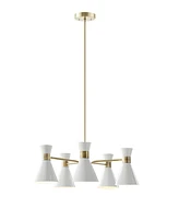 Ink+Ivy Ezra 5-Light Adjustable Chandelier - Antique