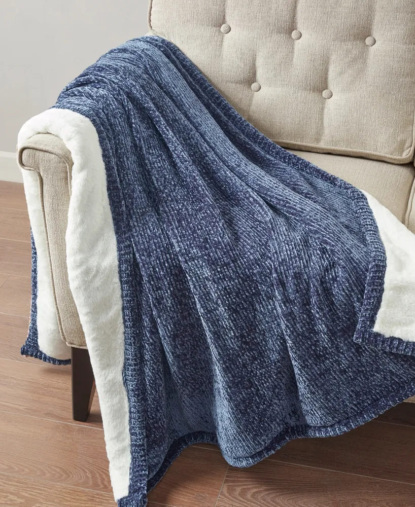 Charter Club Plush Faux Fur Throw, 50 x 60, Created for Macy's - Macy's