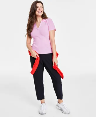 On 34th Women's Collared Short-Sleeve Sweater, Created for Macy's