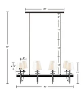 Hampton Hill Fairmount Drum Shades 8-Light Traditional Chandelier