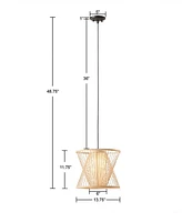 Ink+Ivy Aria Geometric Pendant Lamp