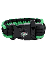 Accutime Kids Unisex Minecraft Creeper Green and Black Silicone Watch 36mm Set