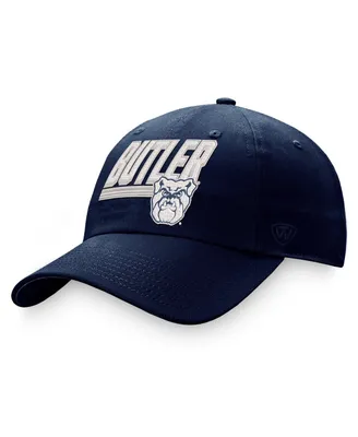 Men's Top of the World Navy Butler Bulldogs Slice Adjustable Hat