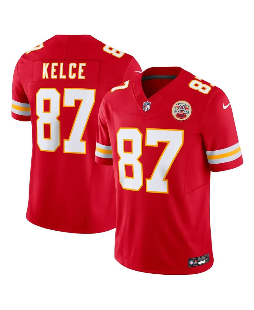 Men's Nike Travis Kelce Red Kansas City Chiefs Vapor F.U.S.E. Limited Jersey