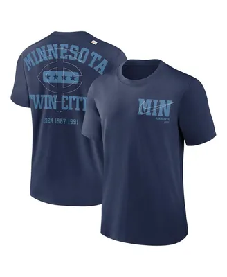 Men's Nike Navy Minnesota Twins Statement Game Over T-shirt