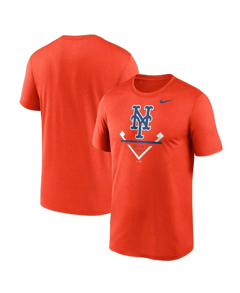 New York Mets Men's Embroidered Short Sleeve T Shirt By Nike on Sale