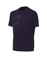 Big Boys and Girls Nike Navy Paris Saint-Germain Crest T-shirt