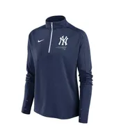 Women's Nike Navy New York Yankees Pacer Quarter-Zip Top