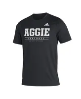 Men's adidas Black Texas A&M Aggies Sideline Football Locker Practice Creator Aeroready T-shirt