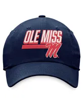 Men's Top of the World Navy Ole Miss Rebels Slice Adjustable Hat