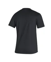 Men's adidas Black Texas A&M Aggies Sideline Football Locker Practice Creator Aeroready T-shirt