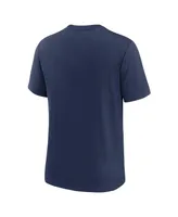 Men's Nike Navy Minnesota Twins Rewind Retro Tri-Blend T-shirt
