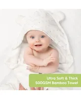 KeaBabies Luxe Baby Hooded Towel, Organic Baby Bath Towel, Hooded Baby Towels, Baby Beach Towel for Newborn, Kids