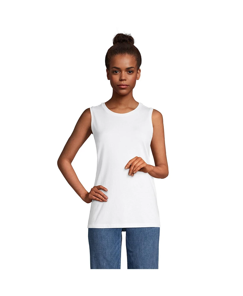 Lands' End Women's Supima Cotton Tank Top