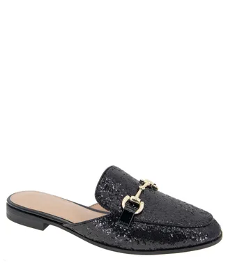BCBGeneration Women's Zorie Tailored Slip-On Loafer Mules