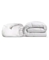 Ella Jayne Luxury White Down 2 Piece Comforter and Featherbed Bundle