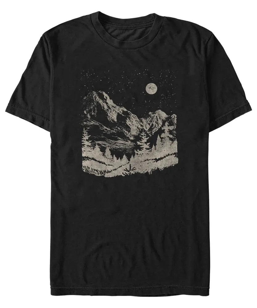Fifth Sun Men's Mountain Scene Short Sleeve T-shirt