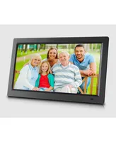 14 in Cloud Photo Frame, Black, 20GB Cloud Storage, Smart App Support