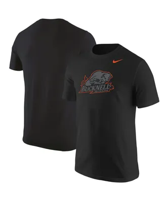 Men's Nike Black Bucknell Bison Logo Color Pop T-shirt