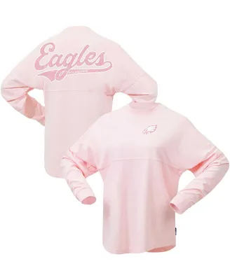 Women's Fanatics Pink Philadelphia Eagles Millennial Spirit Jersey T-shirt