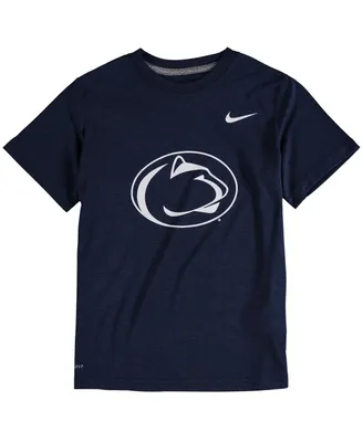 Big Boys and Girls Nike Navy Penn State Nittany Lions Logo Legend Dri-fit T-shirt