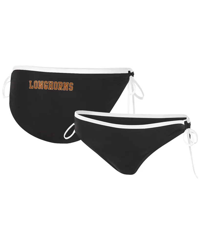 G-iii 4her By Carl Banks Women's G-iii 4Her by Carl Banks Black Texas  Longhorns Perfect Match Bikini Bottom