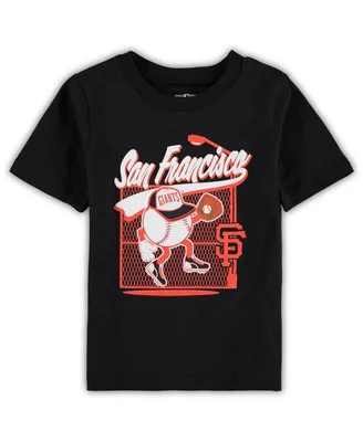 Toddler Black San Francisco Giants On the Fence T-shirt