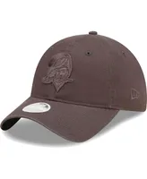 Women's New Era Graphite Tampa Bay Buccaneers Historic Logo Core Classic 2.0 Tonal 9TWENTY Adjustable Hat