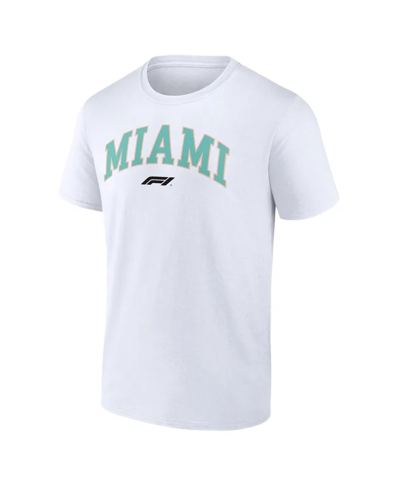 Men's White Formula 1 Miami Grand Prix T-shirt