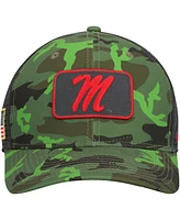 Men's Nike Camo, Black Ole Miss Rebels Classic99 Veterans Day Trucker Snapback Hat