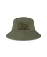 Men's New Era Green Oakland Athletics 2023 Armed Forces Day Bucket Hat