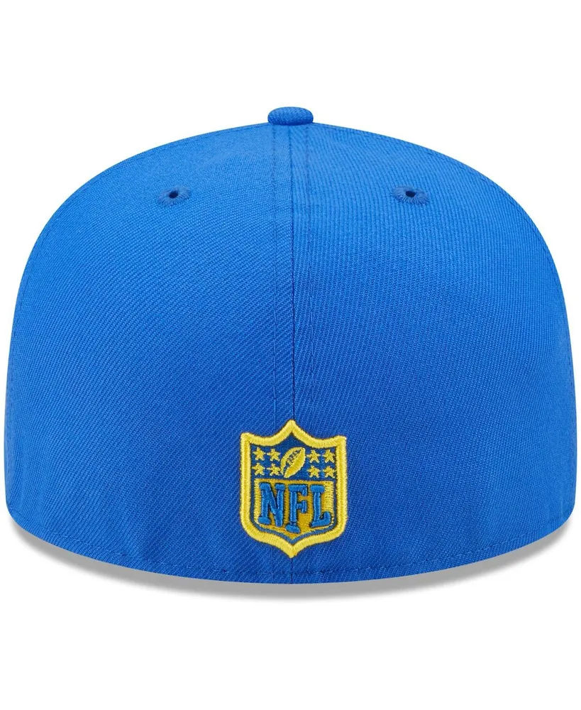 Men's New Era Royal Los Angeles Rams Identity 59FIFTY Fitted Hat