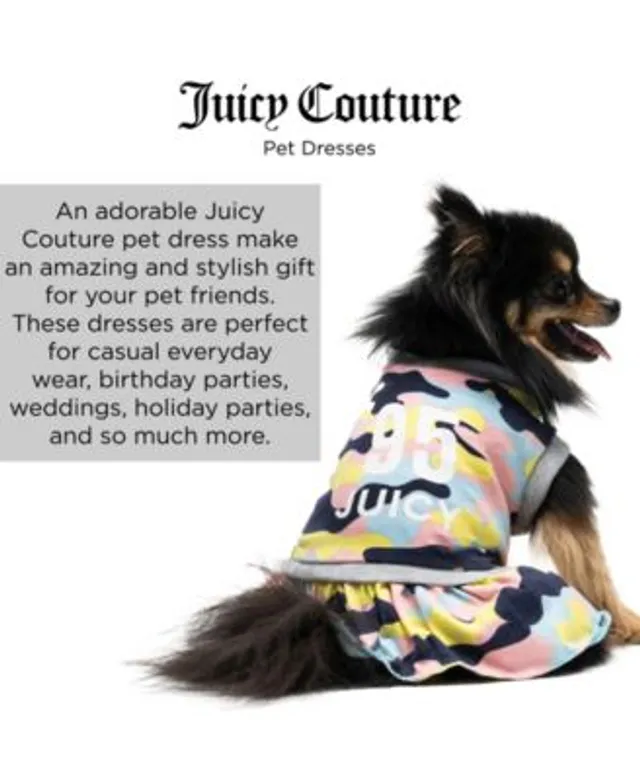 Juicy Couture Hooded Pet Juicy Bling Velour Tracksuit for Small Dogs and  Cats, Medium/Large - Macy's