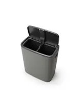 Bo Touch Top Dual Compartment Trash Can, 2 x 8 Gallon