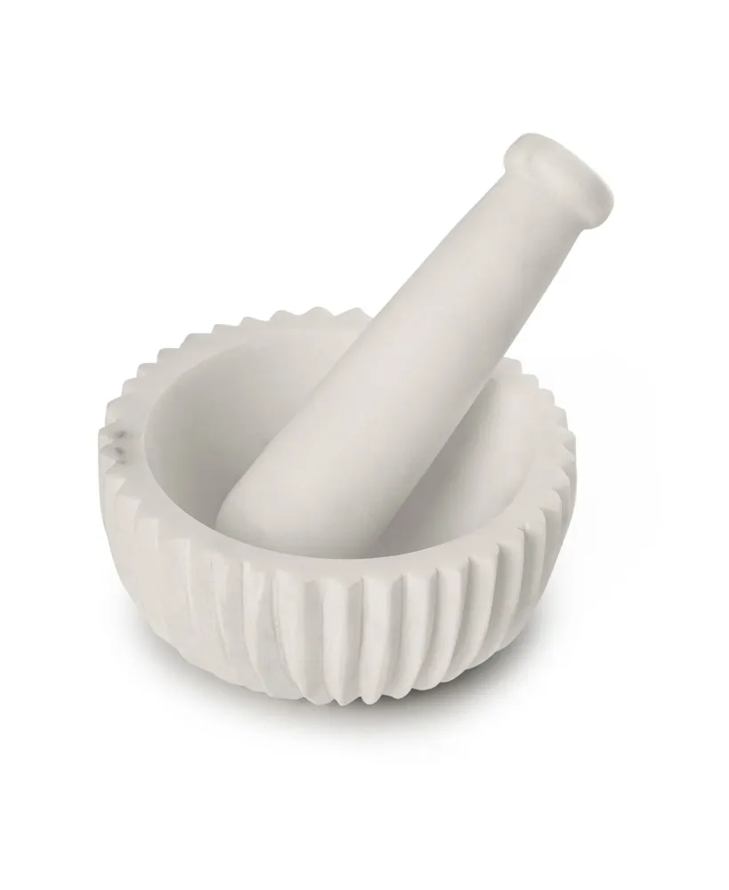 Milan Marble Mortar Pestle