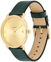 Coach Unisex Elliot Leather Strap Watch