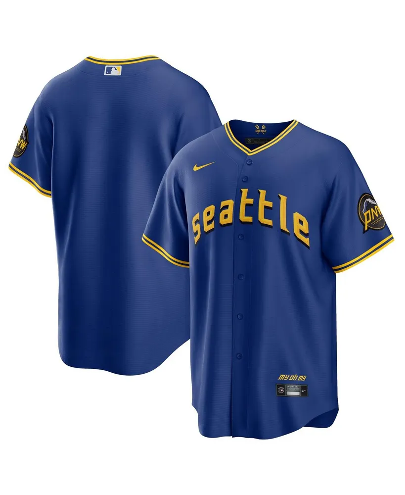 Men's Nike Royal Seattle Mariners 2023 City Connect Replica Jersey