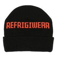 RefrigiWear Men's Acrylic Knit Black Watch Winter Cap