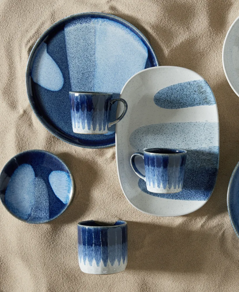 Denby Studio Blue Accent Round Platter