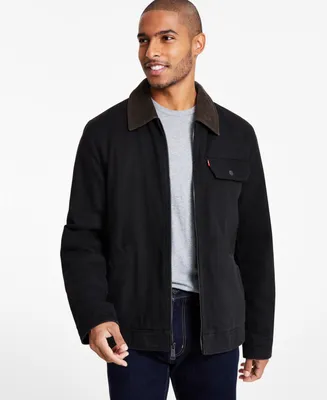 Levi's Men's Cotton Canvas Zip-Front Utility Jacket