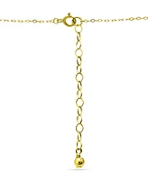 Giani Bernini Cultured Freshwater Pearl (5mm) Flower Pendant Necklace, 16" + 2" extender, Created for Macy's