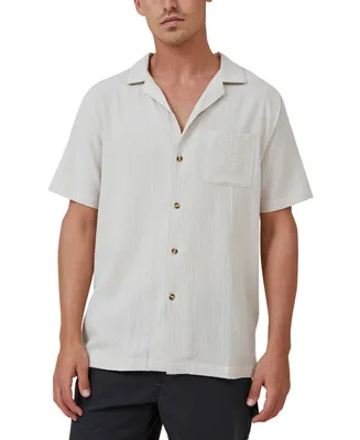 Cotton On Men's Riviera Short Sleeve Shirt