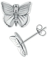 Giani Bernini Textured Butterfly Stud Earrings, Created for Macy's