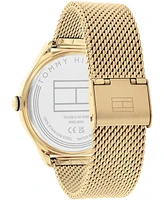 Tommy Hilfiger Women's Multifunction Carnation Gold-Tone Stainless Steel Watch 40mm