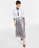 On 34th Women's Collared Button-Down Shirt, Created for Macy's