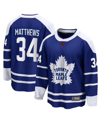 Men's Fanatics Auston Matthews Royal Toronto Maple Leafs Special Edition 2.0 Breakaway Player Jersey