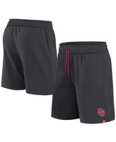 Men's Fanatics Heather Charcoal Oklahoma Sooners Primary Logo Shorts