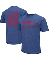 Men's Colosseum Royal Ole Miss Rebels Oht Military-Inspired Appreciation Flag 2.0 T-shirt