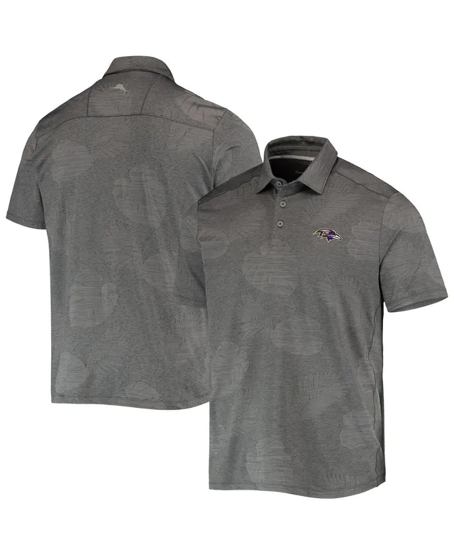 Tommy Bahama Men's Gray Washington Nationals Palm Coast Delray Fond  IslandZone Allover Polo Shirt