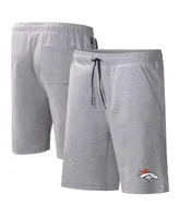 Men's Msx by Michael Strahan Heather Gray Denver Broncos Trainer Shorts